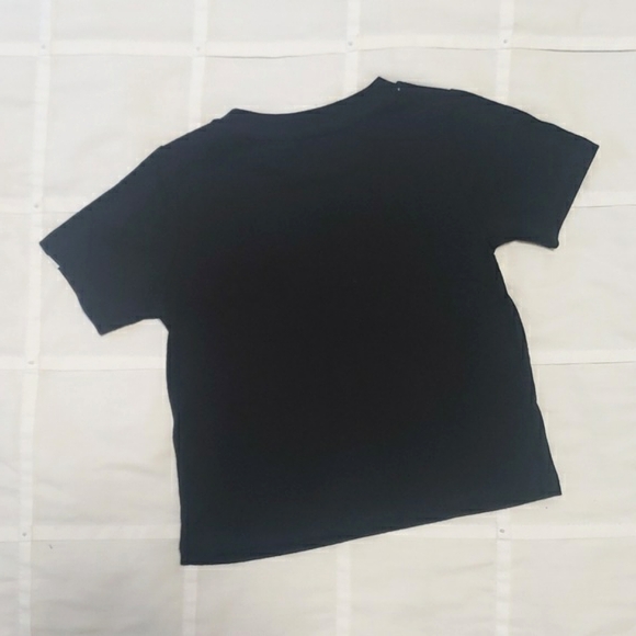 💙 MINI HEROES - Black T-Shirt - Size 12M - Picture 4 of 5
